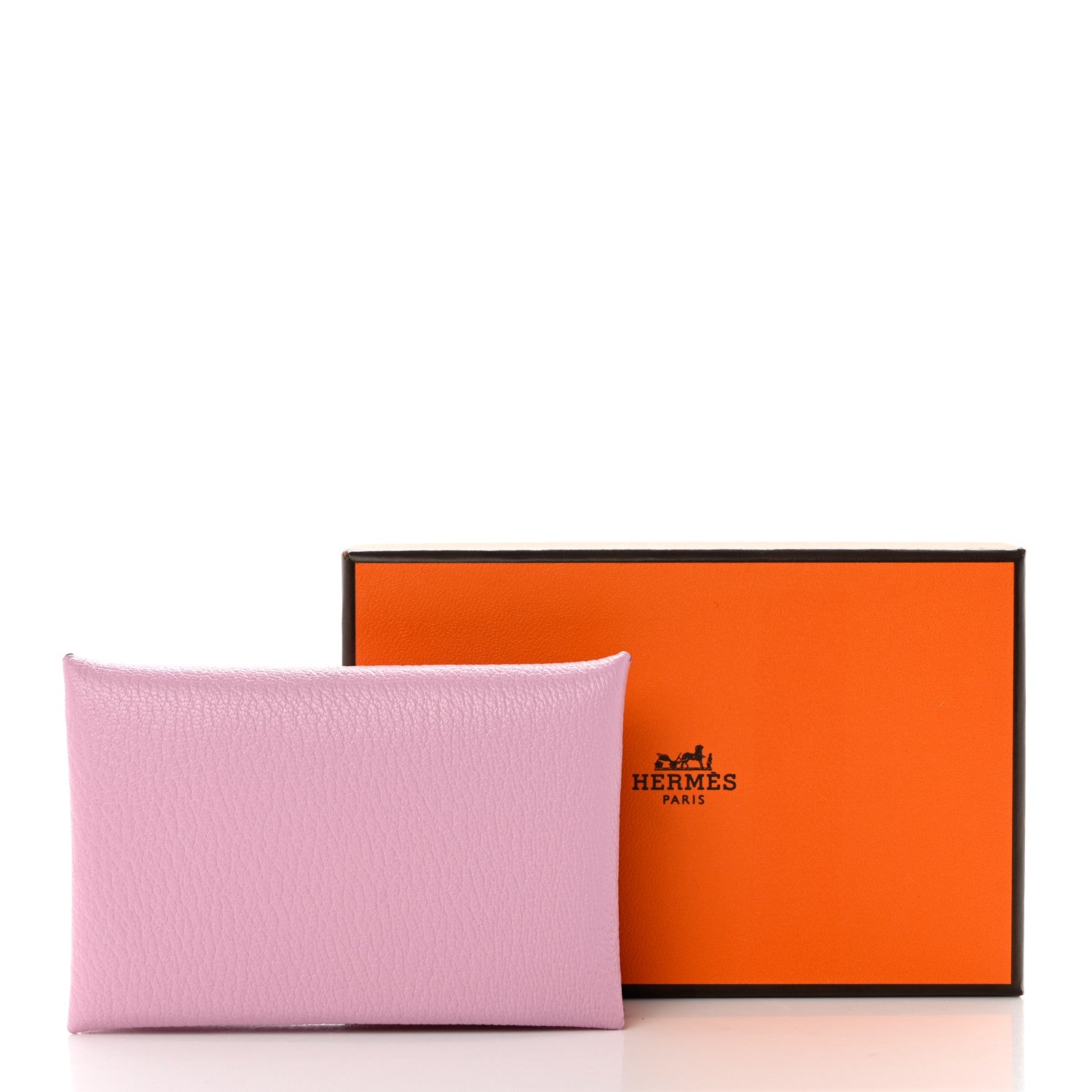 Hermes Chevre Mysore Calvi Card Case Mauve Sylvestre 8 of 8