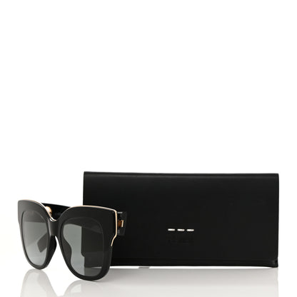 Fendi Acetate F is Fendi Sunglasses FF 0359/G/S Black 7 of 7