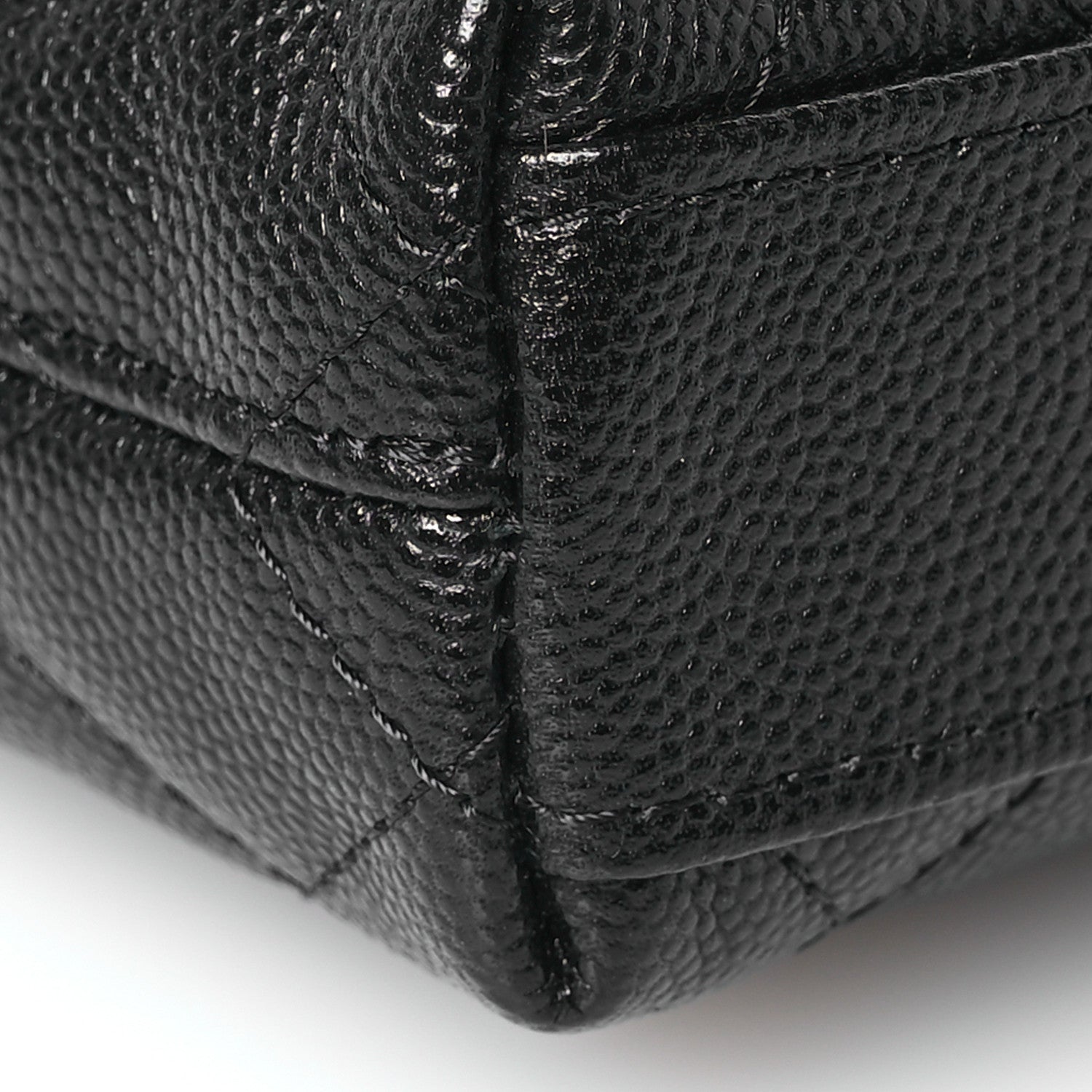 Chanel Caviar Quilted Coco Handle Clutch With Chain Black 9 of 11