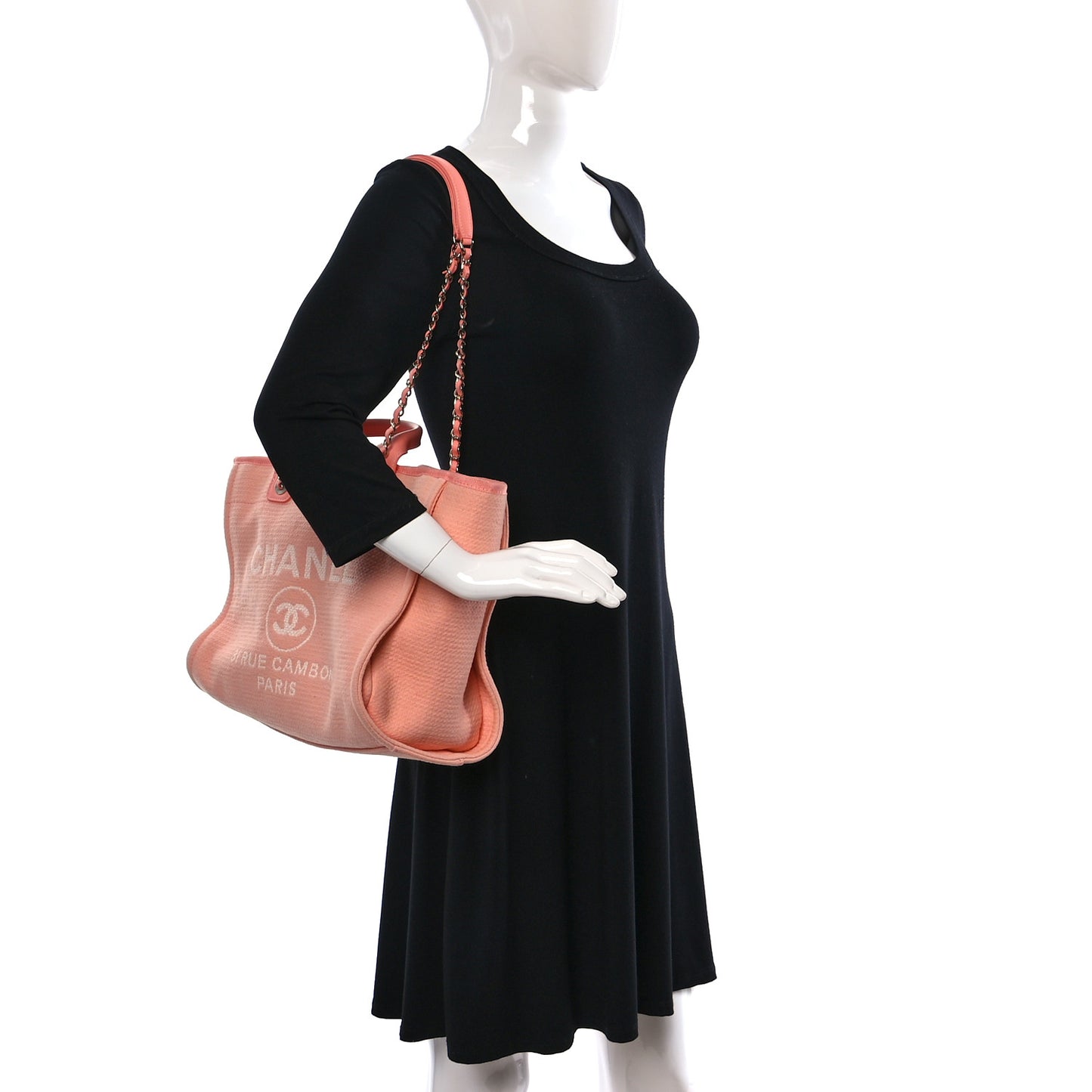 Mixed Fibers Small Deauville Tote Light Orange