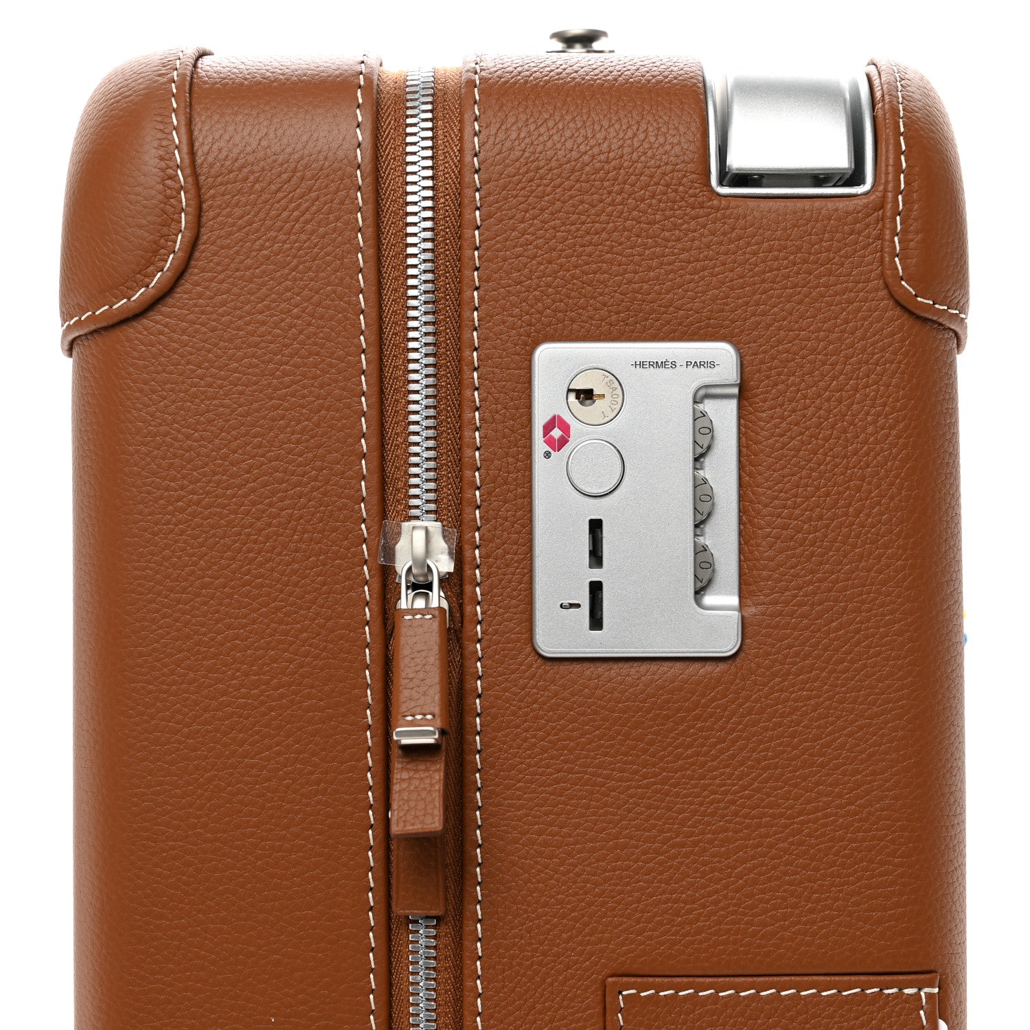 Hermes Canvas Taurillon Regate RMS Rolling Trolley Luggage Multicolor 6 of 9