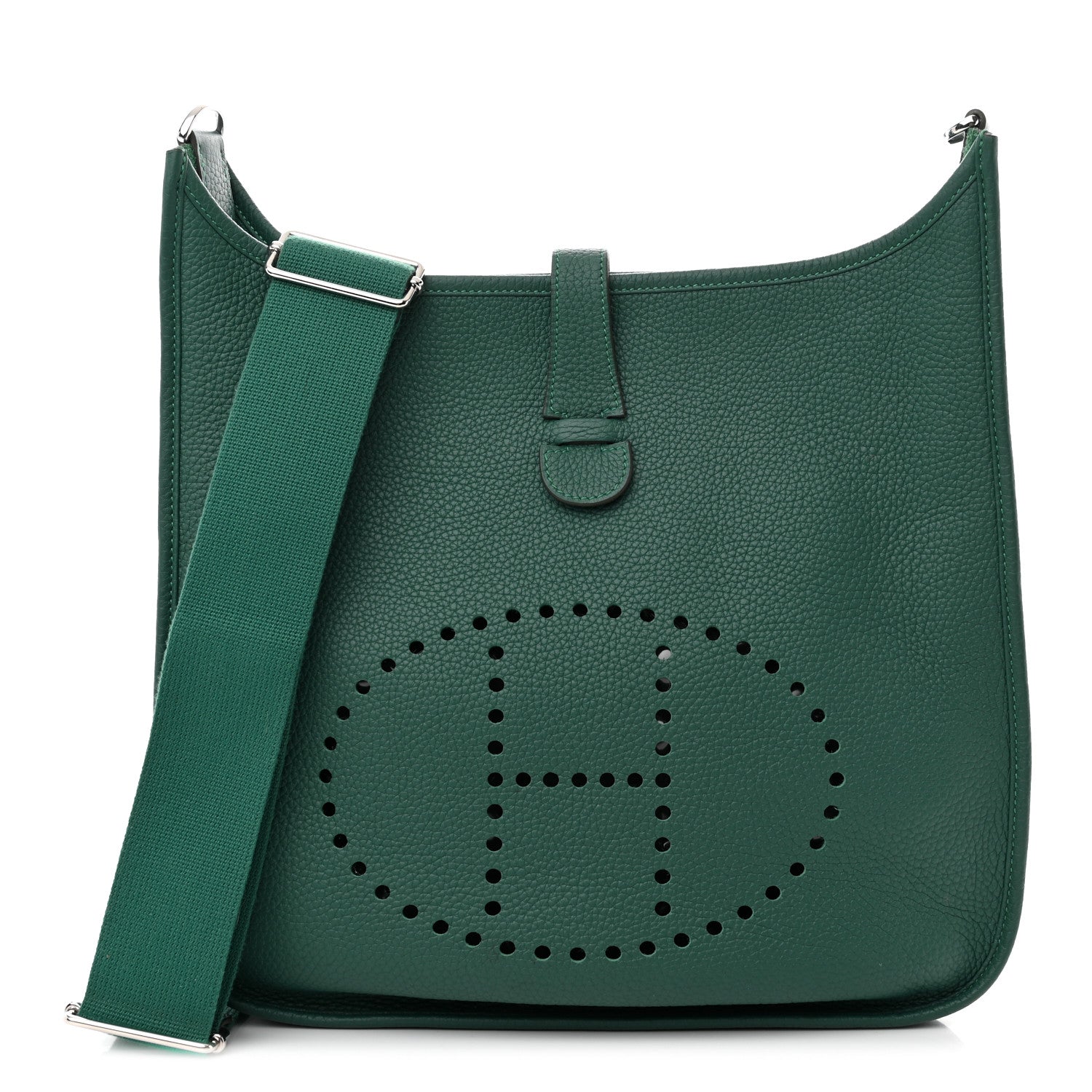Hermes Taurillon Clemence Evelyne III GM Malachite 1 of 10