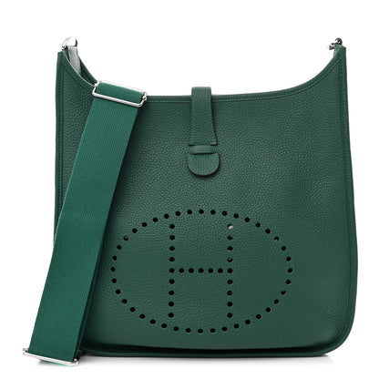 Hermes Taurillon Clemence Evelyne III GM Malachite 1 of 10