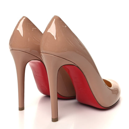 Christian Louboutin Patent New Simple 120 Pumps 38.5 Nude 4 of 8
