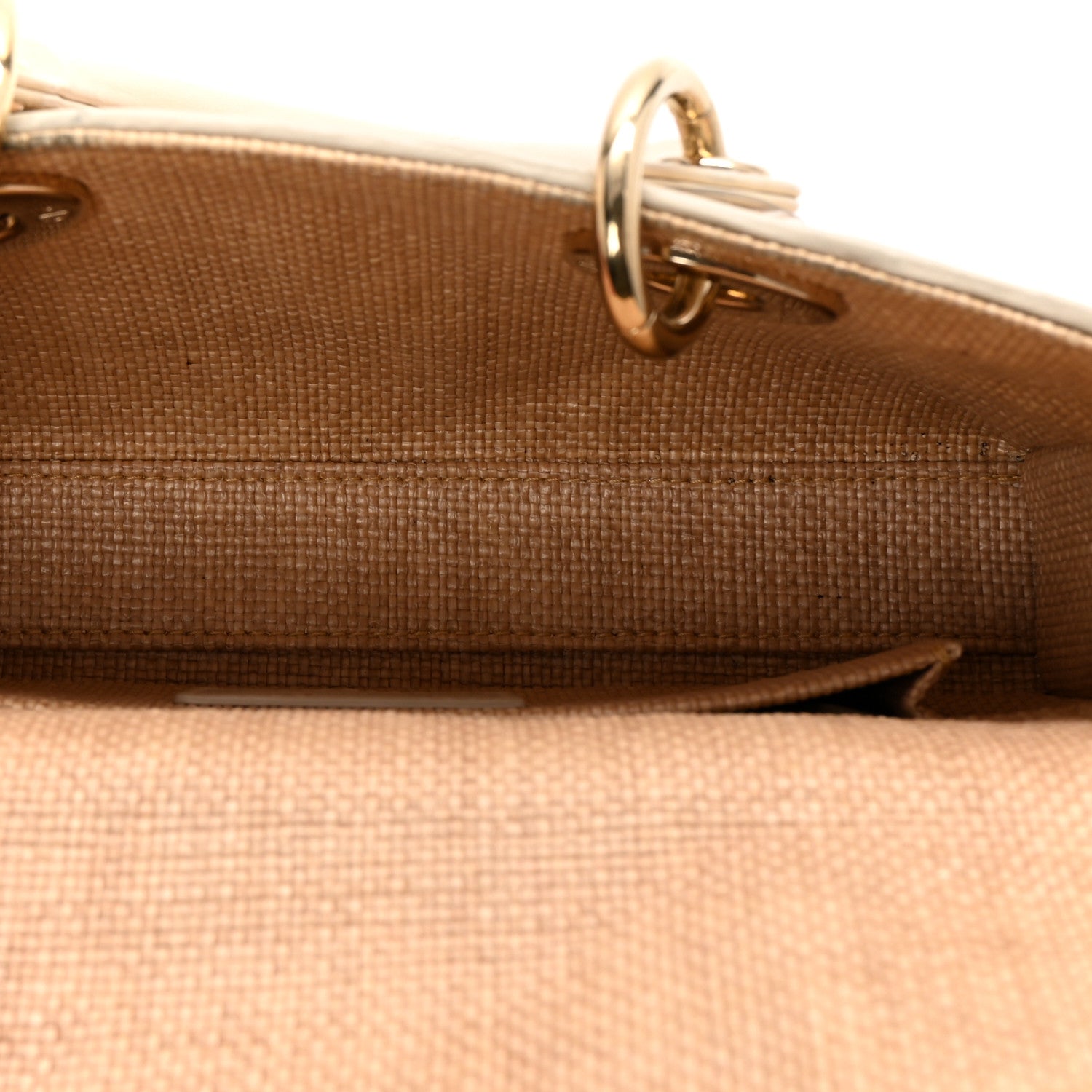 Christian Dior Raffia Macro Cannage Small Lady D-Joy Latte 5 of 9