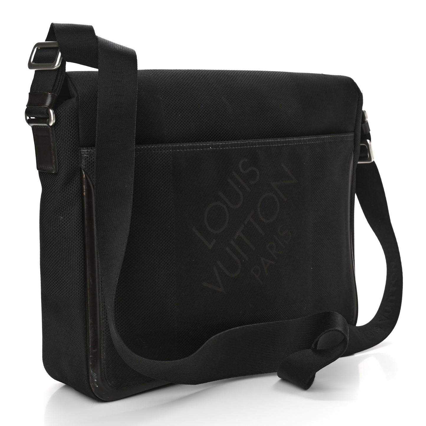 Damier Geant Petit Messenger Bag Black
