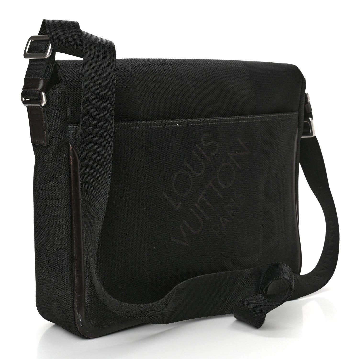 Louis Vuitton Damier Geant Petit Messenger Bag Black 4 of 12