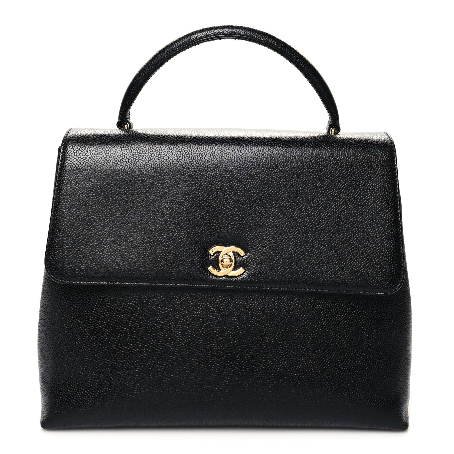 Chanel Caviar Jumbo Kelly Flap Black 1 of 10