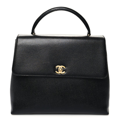 Chanel Caviar Jumbo Kelly Flap Black 1 of 10