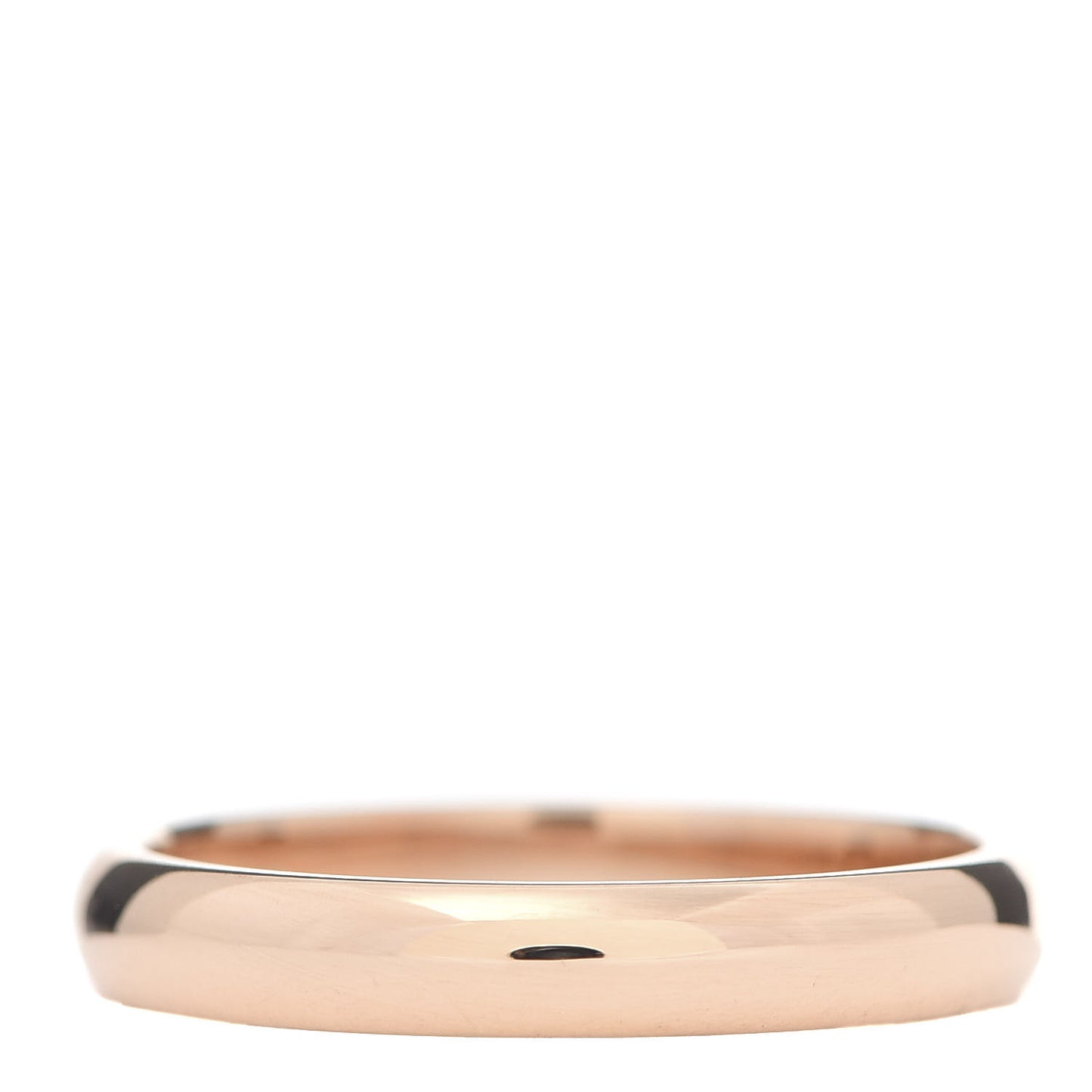 18K Pink Gold 3.5mm 1895 Wedding Band Ring 60 9