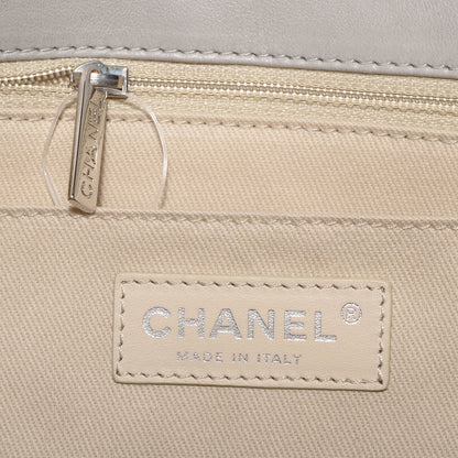 Chanel Vinyl Quilted In the Business Flap Bag Light Grey 8 of 10