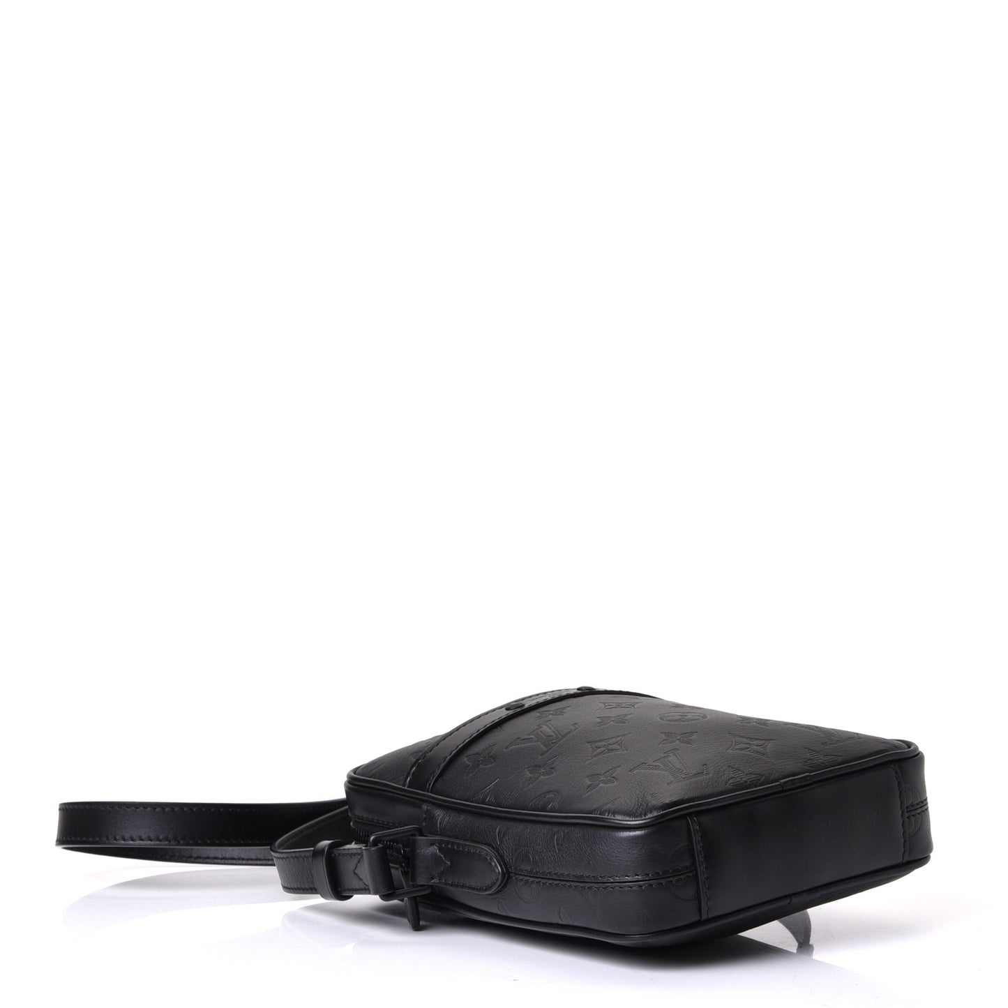 Calfskin Monogram Shadow Danube PM Black