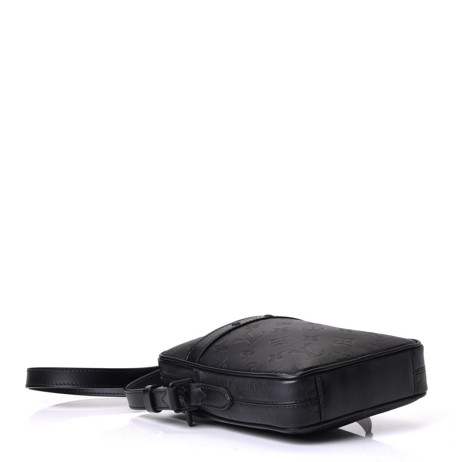 Louis Vuitton Calfskin Monogram Shadow Danube PM Black 3 of 6