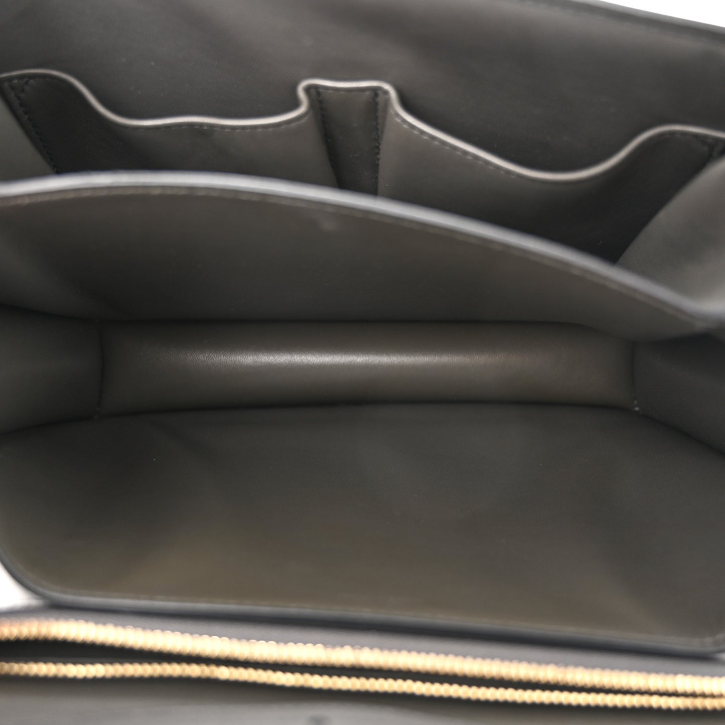 Box Calfskin Medium Classic Box Flap Bag Zinc