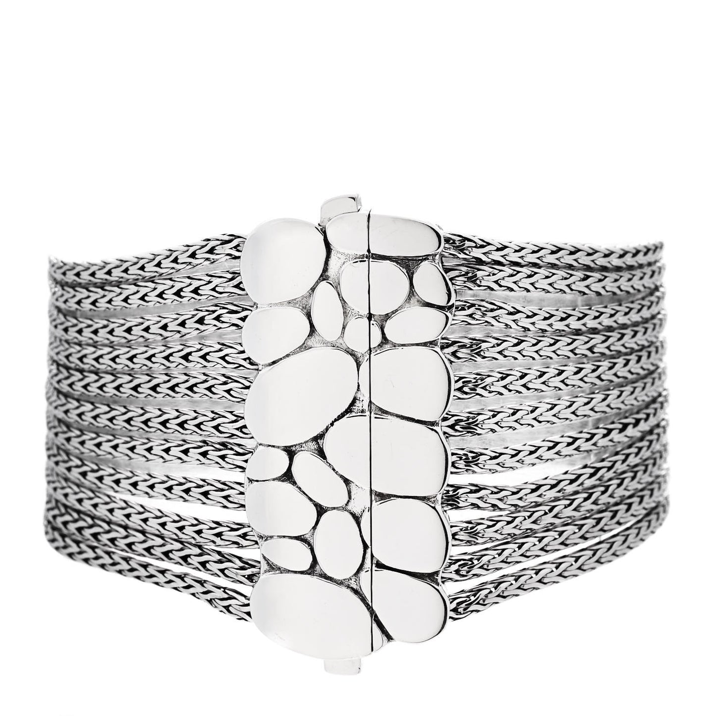 Sterling Silver Kali Multi Row Chain Bracelet
