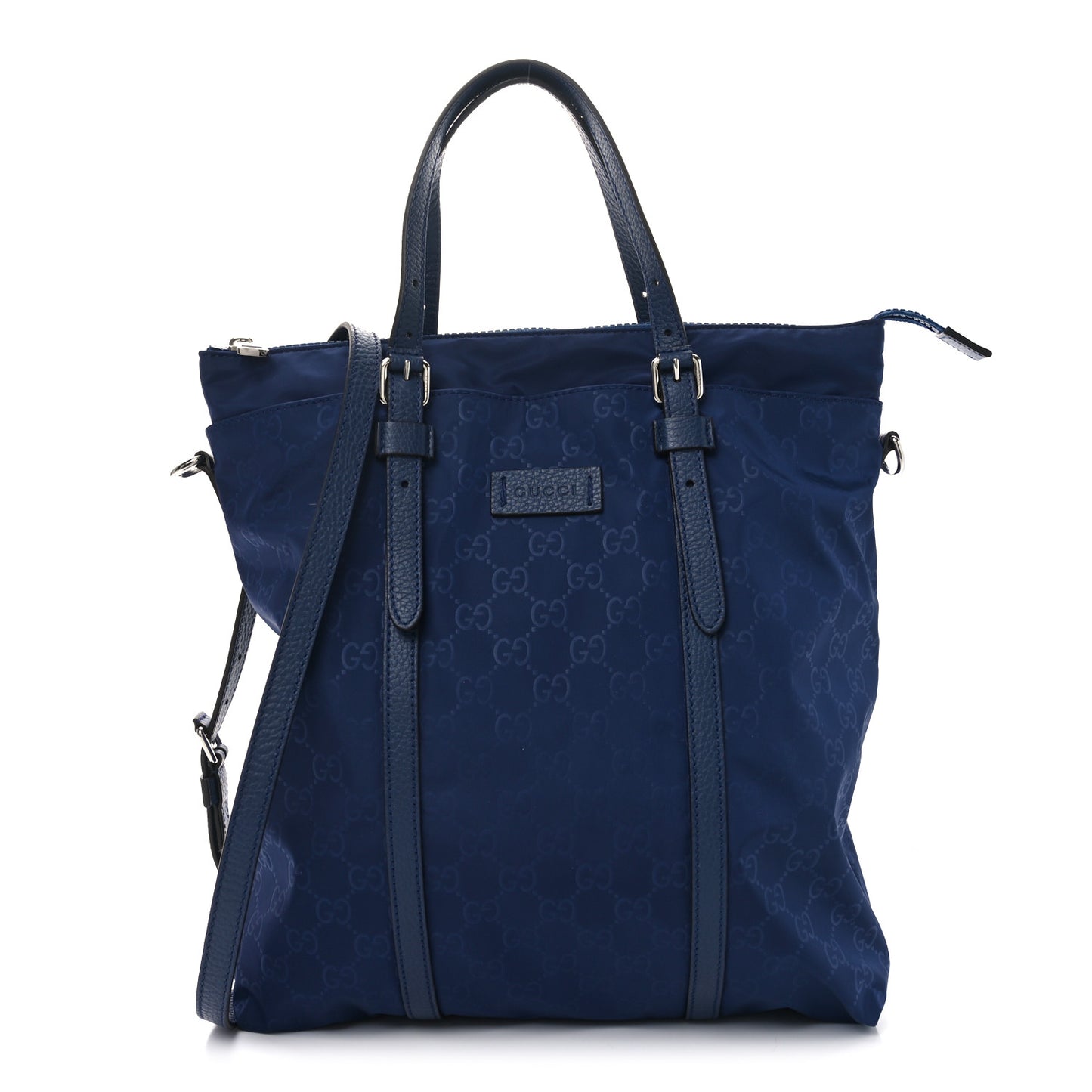 Nylon Monogram Medium Vertical Tote Tide