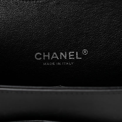 Chanel Patent Quilted Maxi Double Flap Black 6 of 12