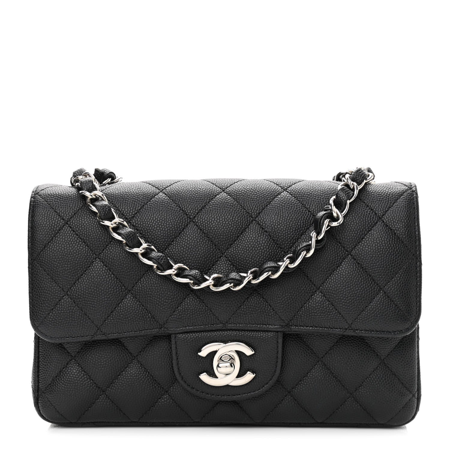Chanel Caviar Quilted Mini Rectangular Flap Black 1 of 12