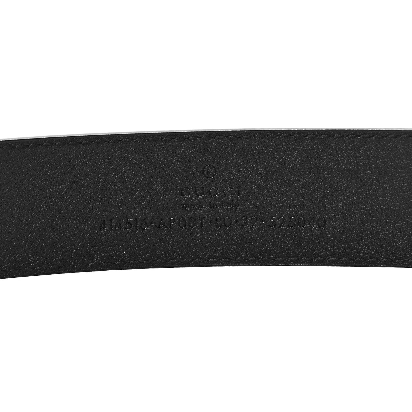 Calfskin Double G 30mm Belt 80 32 Black