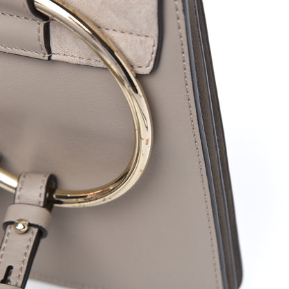 Chloe Suede Calfskin Mini Faye Bracelet Bag Motty Grey 13 of 13