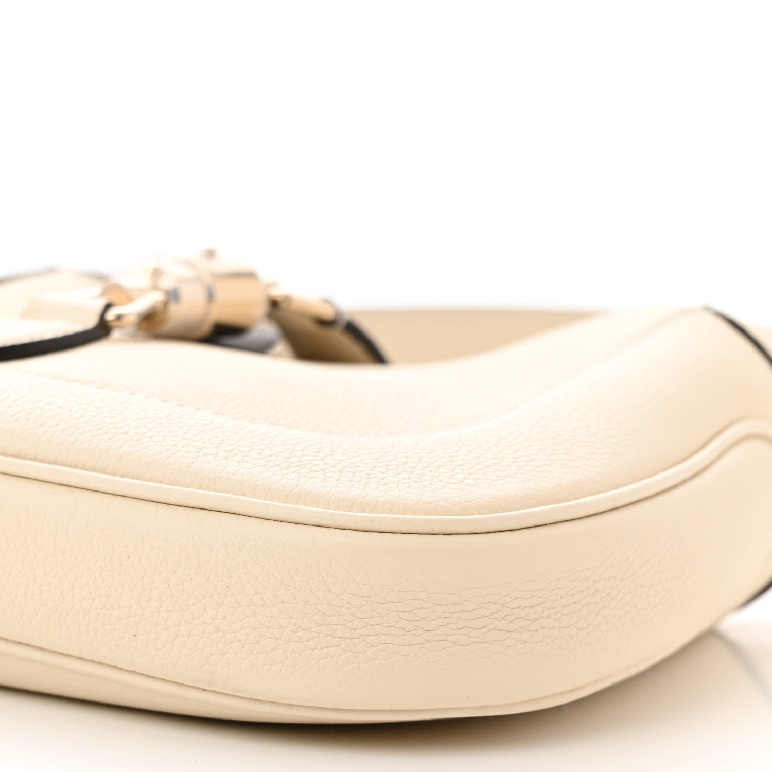 Gucci Grained Calfskin Web Medium Jackie 1961 Hobo Mystic White 9 of 10