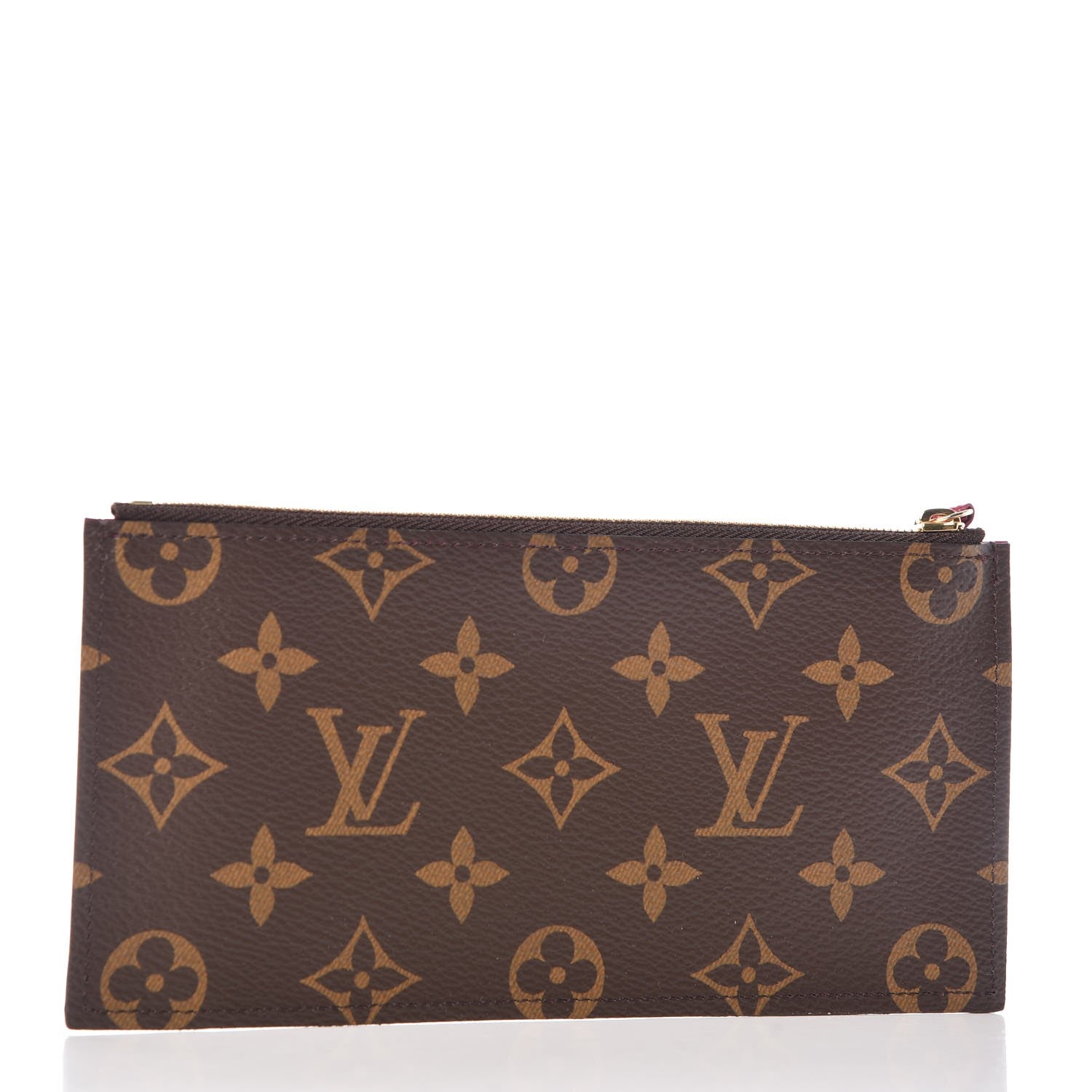 Louis Vuitton Monogram Felicie Chain Wallet Zippered Insert Fuchsia 3 of 6