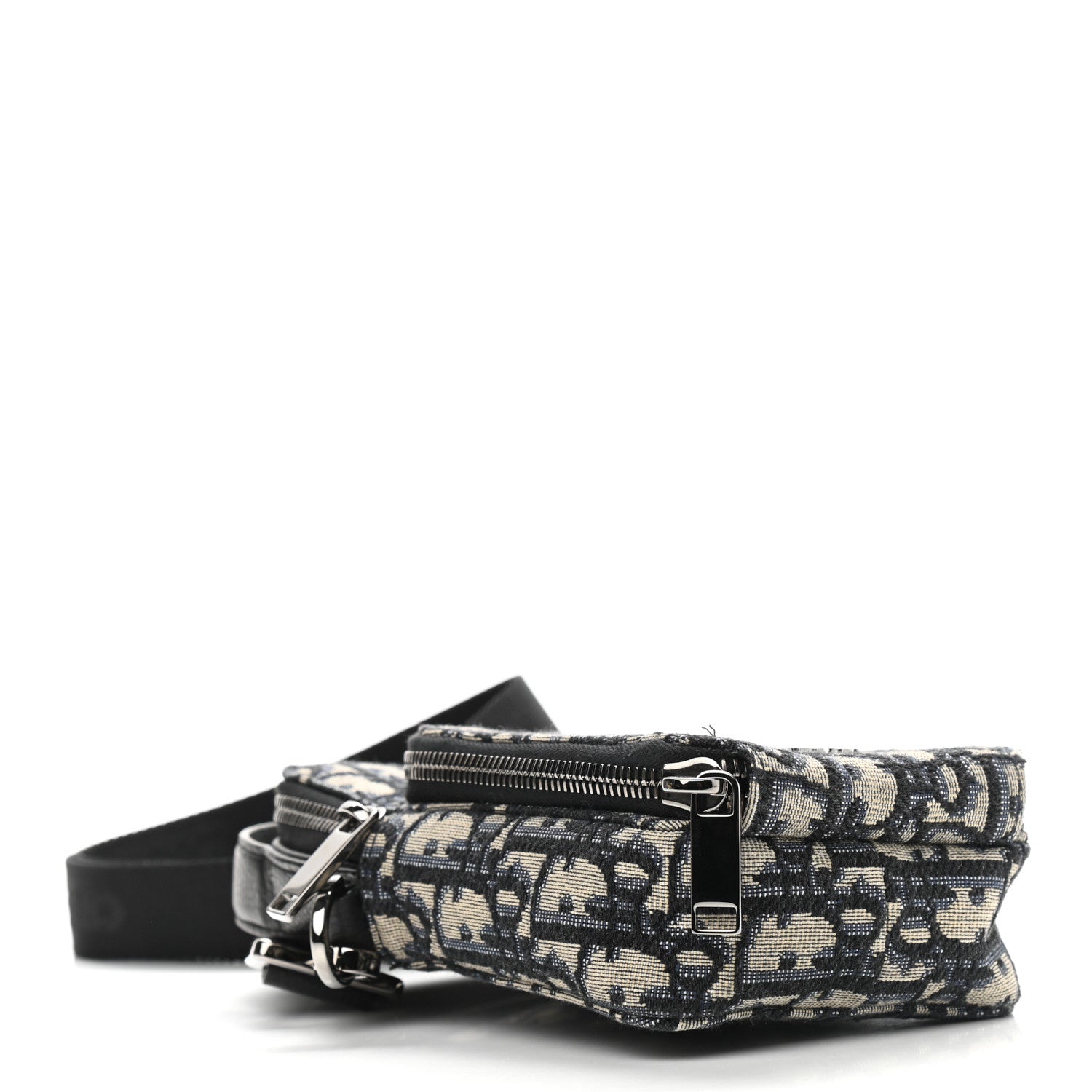 Christian Dior Oblique Crossbody Bag Blue 5 of 10