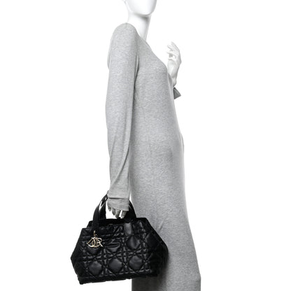 Christian Dior Calfskin Macrocannage Medium Toujours Black 2 of 13