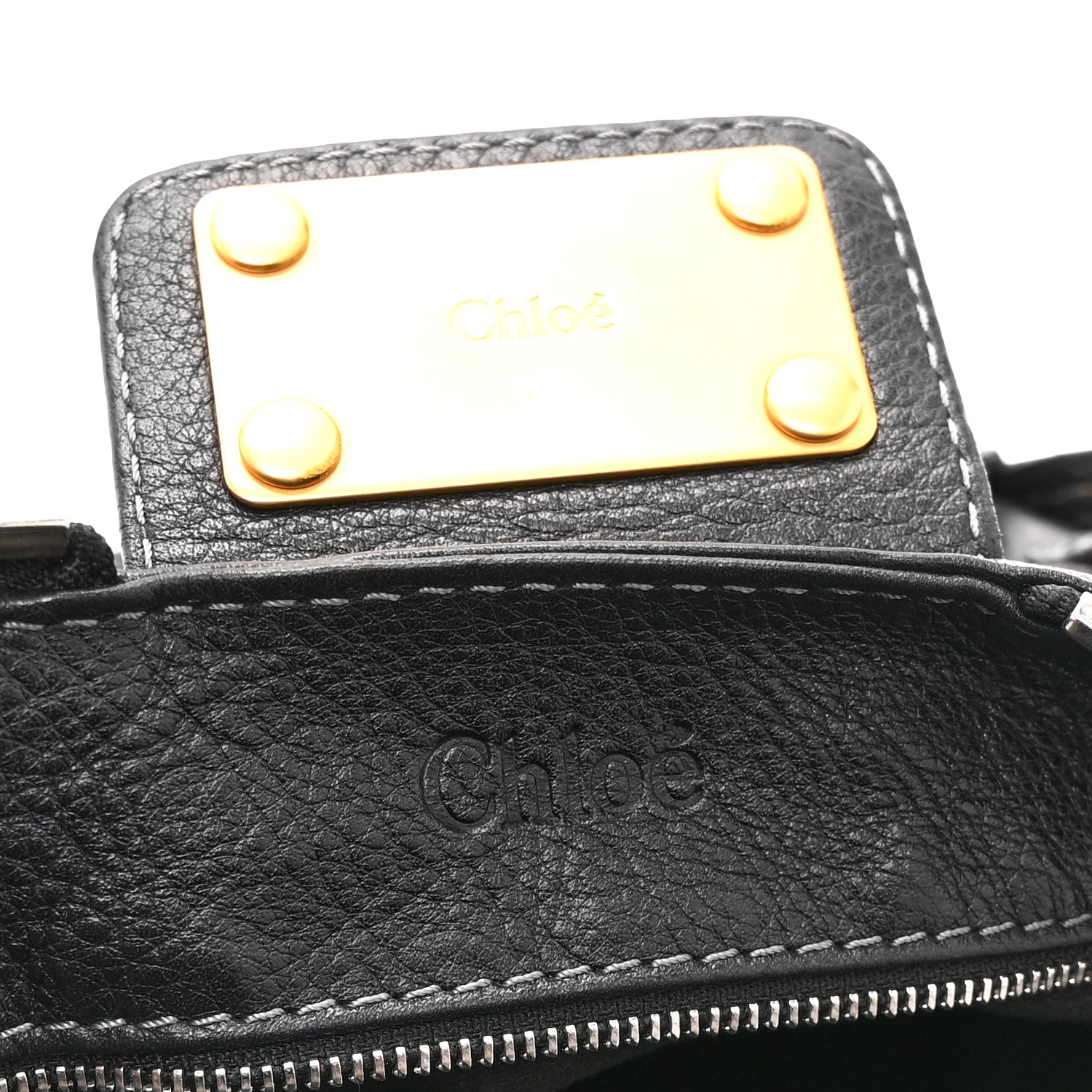 Chloe Calfskin Medium Paddington Satchel Black 6 of 11