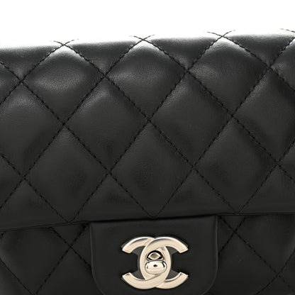 Chanel Calfskin Quilted CC Uniform Flap Belt Bag Black 8 of 10