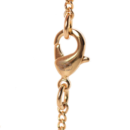 Chanel Metal CC Paris Button Necklace Gold 3 of 5