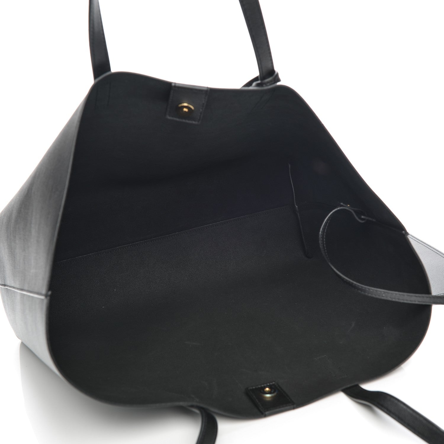 Saint Laurent Calfskin Large Shopping Tote Black 6 of 8