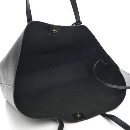 Saint Laurent Calfskin Large Shopping Tote Black 6 of 8