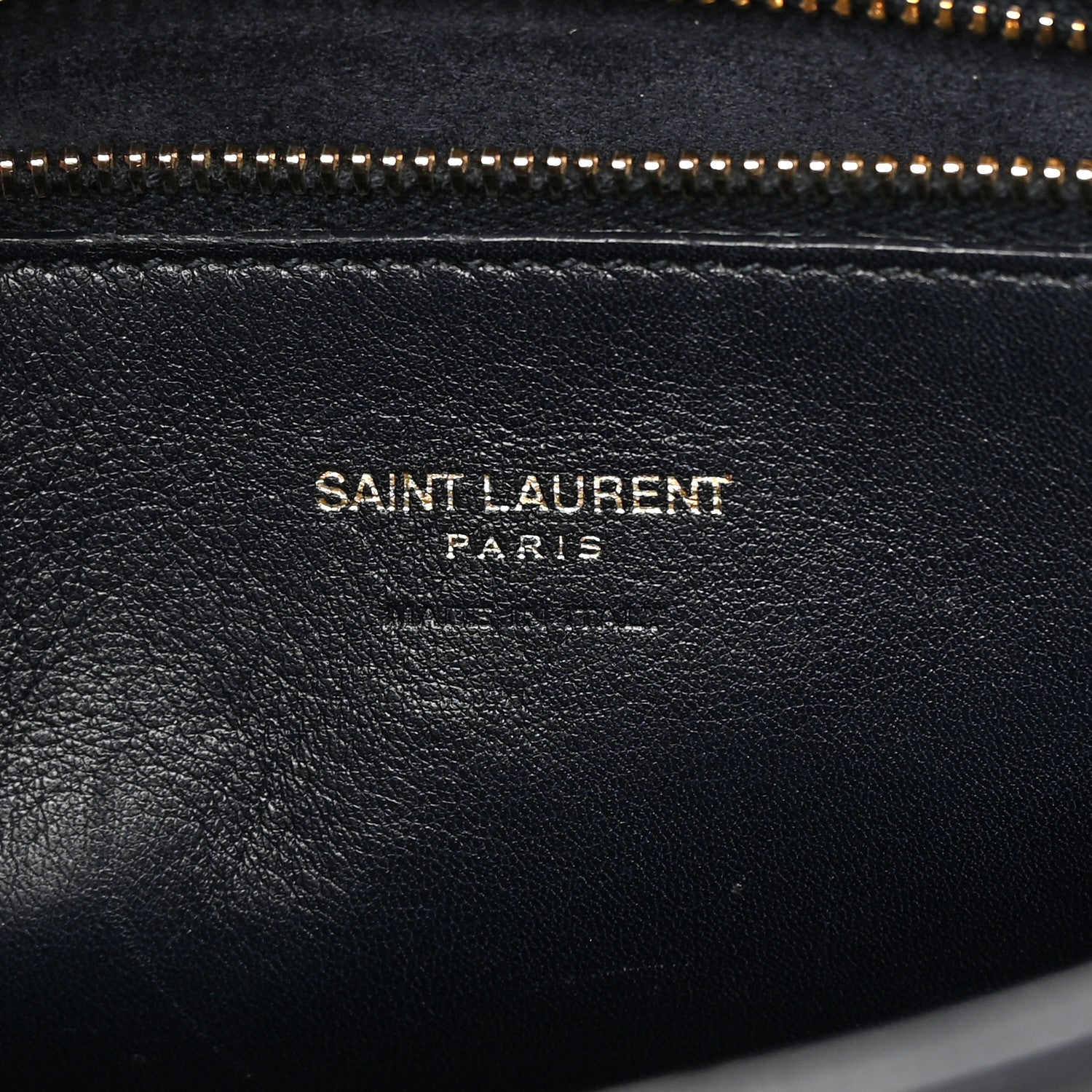 Saint Laurent Smooth Calfskin Small Monogram Cabas Navy 6 of 23