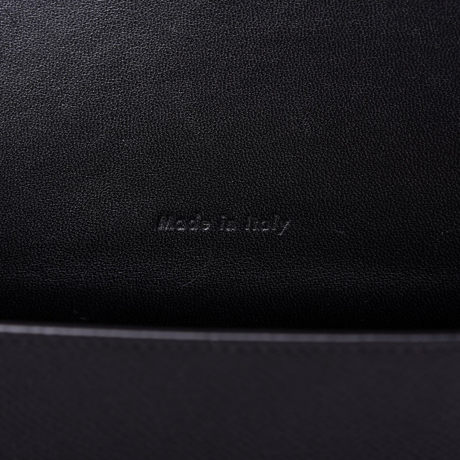 Celine Grained Calfskin Compact Trotteur Black 8 of 9