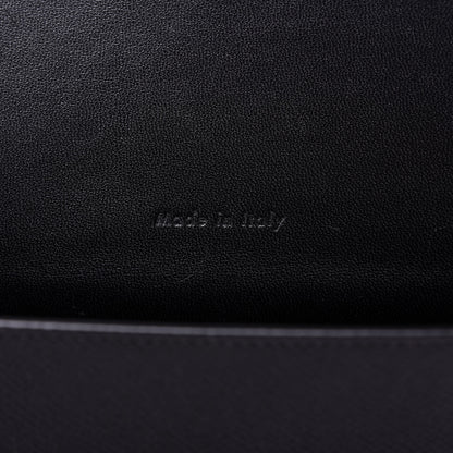Celine Grained Calfskin Compact Trotteur Black 8 of 9