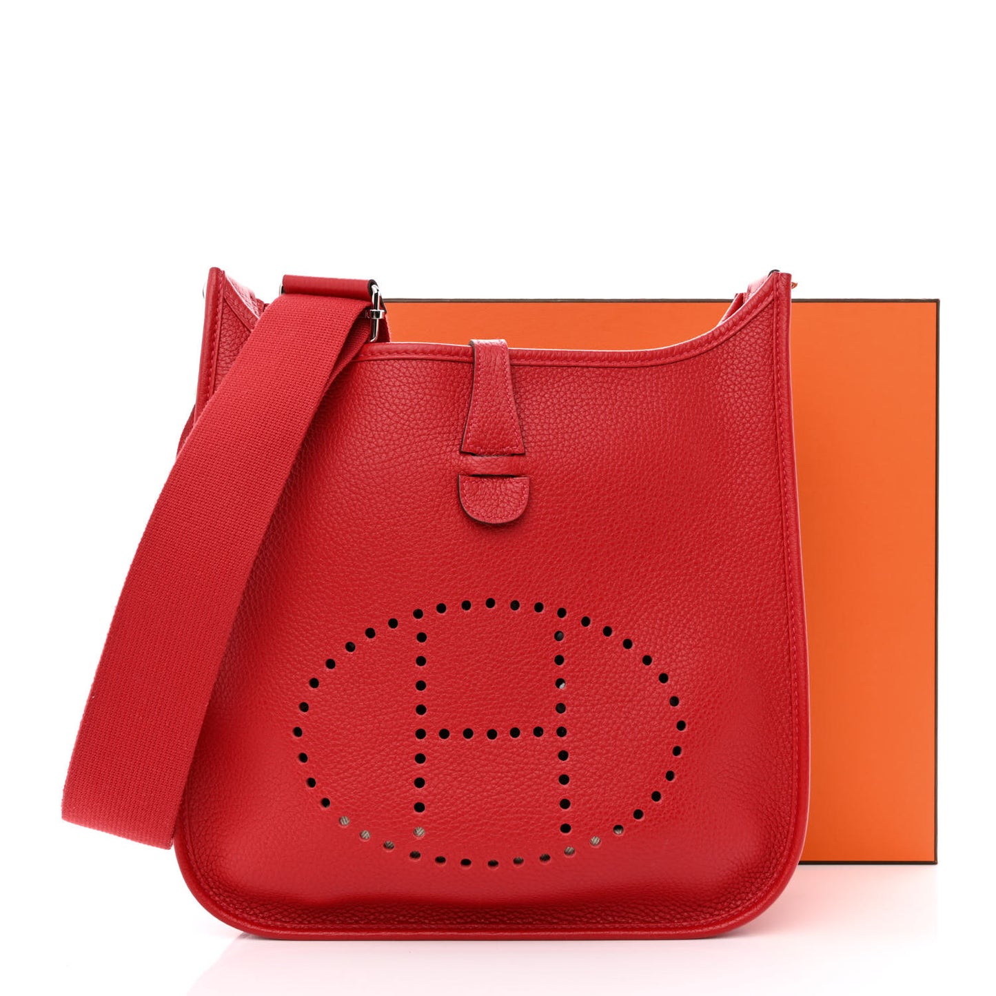 Taurillon Clemence Evelyne III PM Rouge Casaque