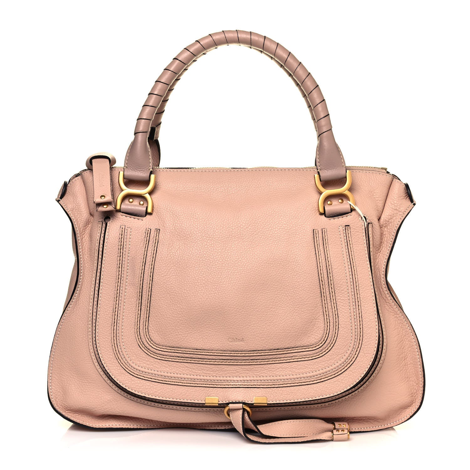 Chloe Calfskin Large Marcie Satchel Blush Nude 1 of 12