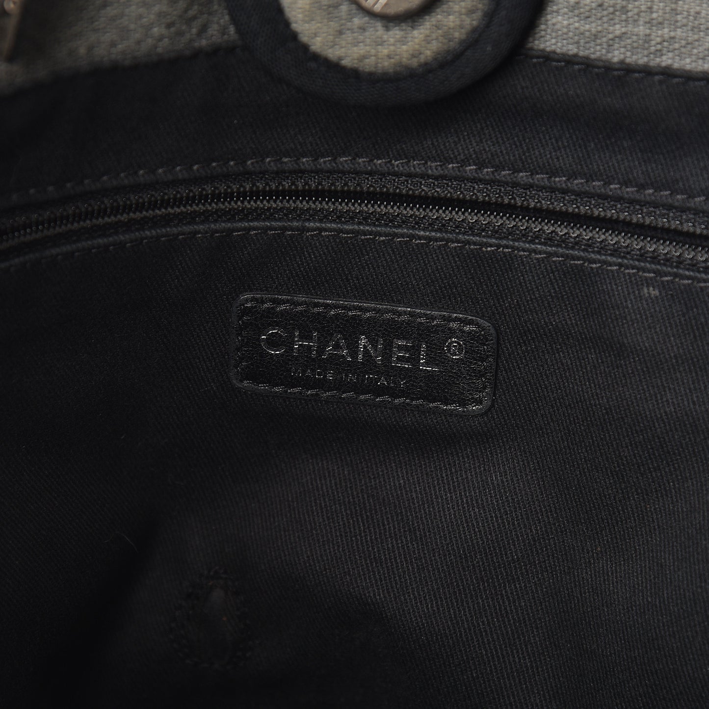 Canvas Small Deauville Tote Blue