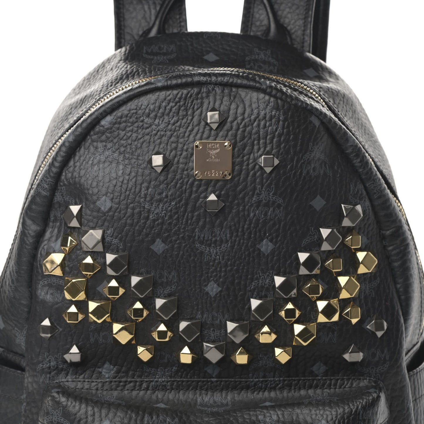 Visetos Studded Medium Stark M Backpack Black