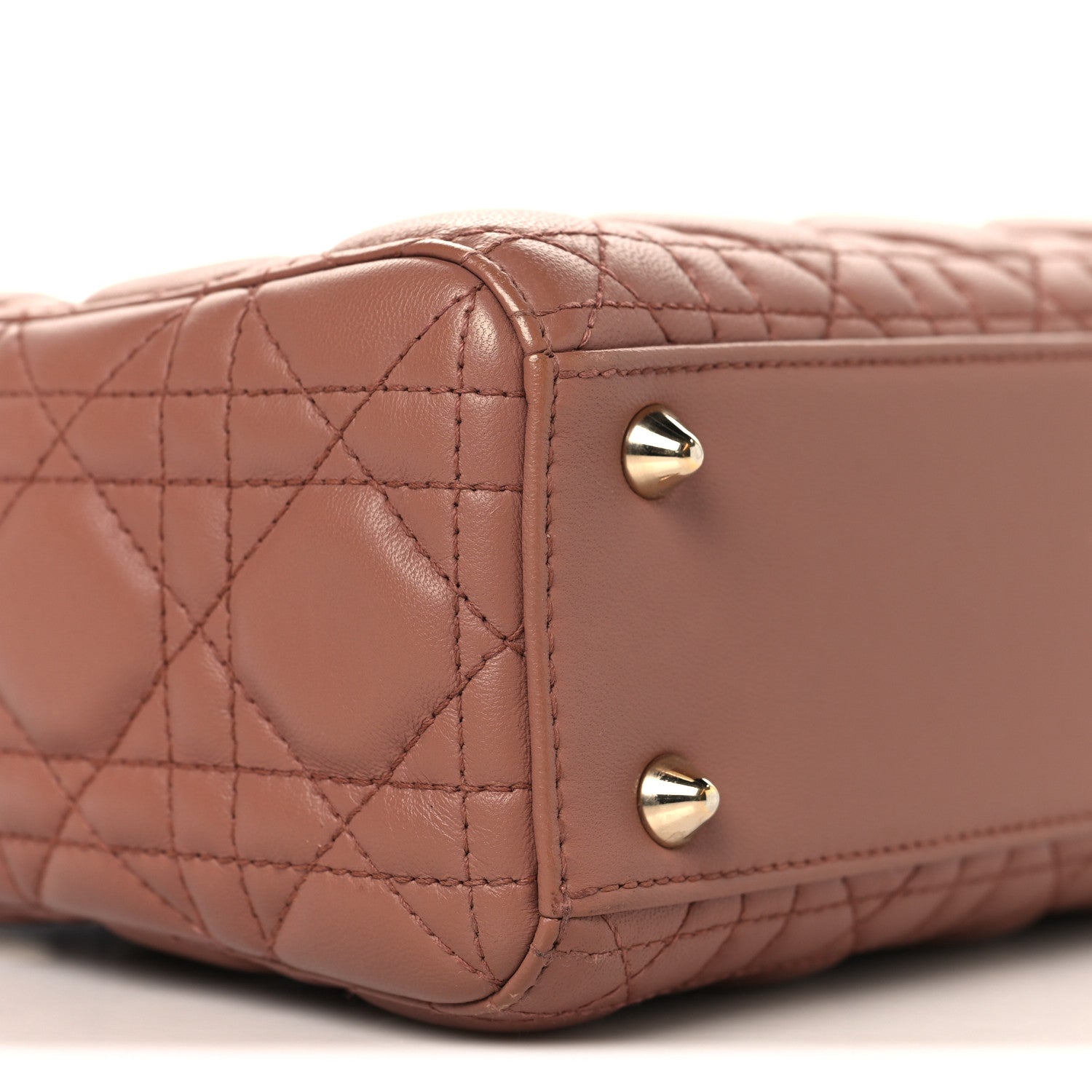 Christian Dior Lambskin Cannage Small My ABCDior Lady Dior Fard 9 of 10