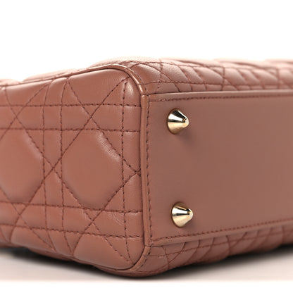Christian Dior Lambskin Cannage Small My ABCDior Lady Dior Fard 9 of 10