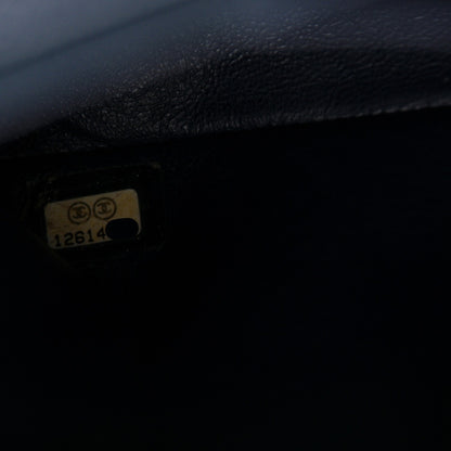 Chanel Caviar Jumbo Single Flap Navy Blue 9 of 9