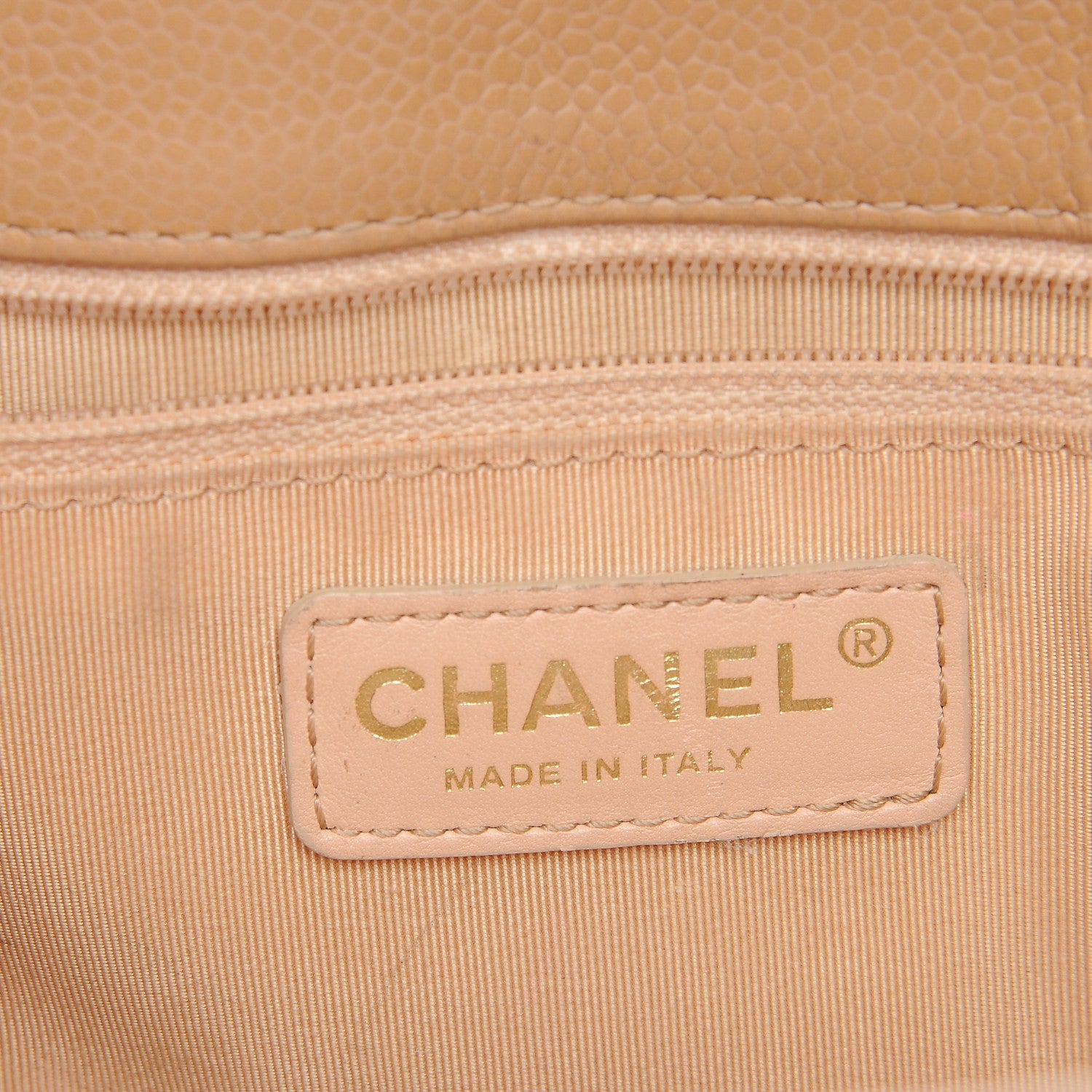 Chanel Caviar Quilted Grand Shopping Tote GST Beige 6 of 16