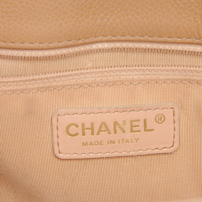 Chanel Caviar Quilted Grand Shopping Tote GST Beige 6 of 16