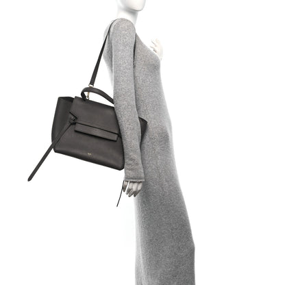 Celine Grained Calfskin Mini Belt Bag Grey 3 of 14