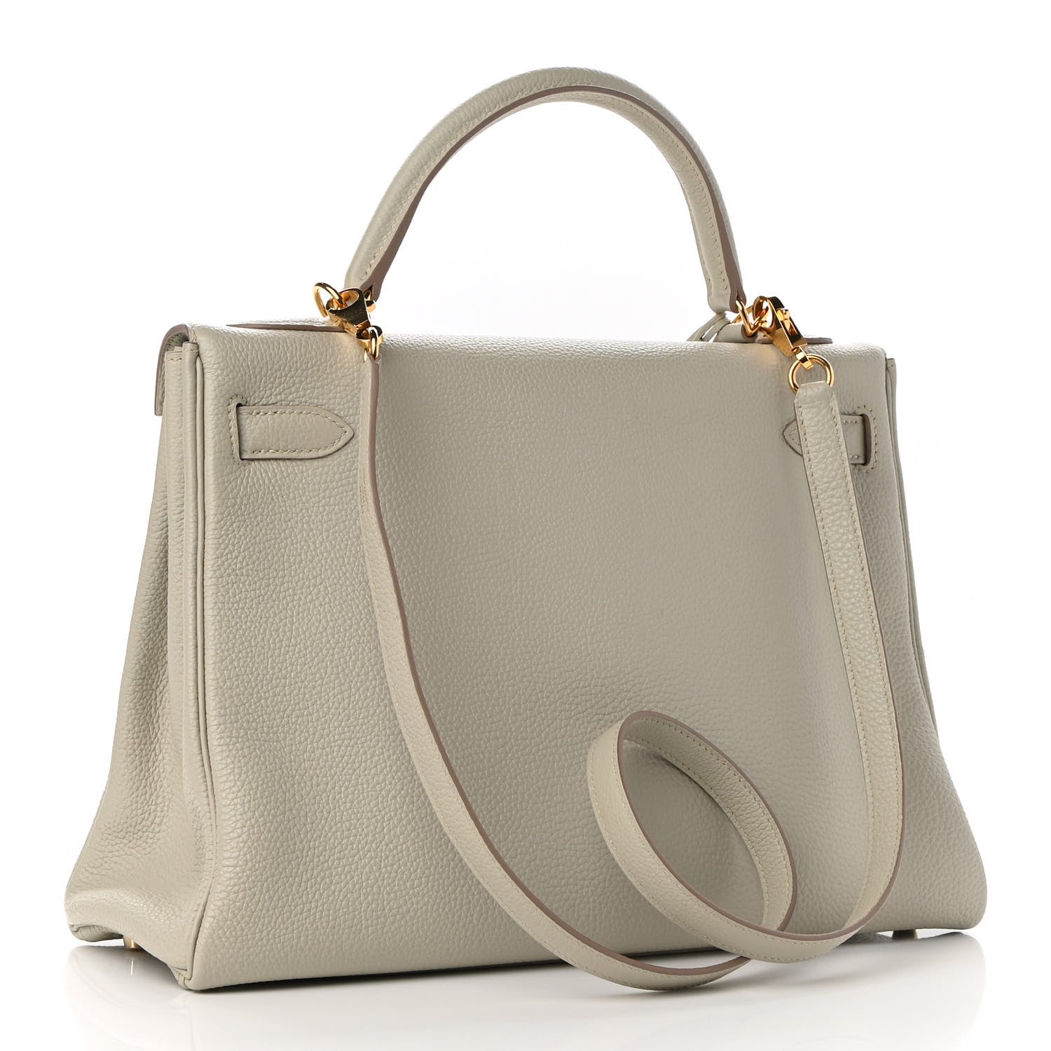 Hermes Togo Kelly Retourne 32 Gris Perle 3 of 9