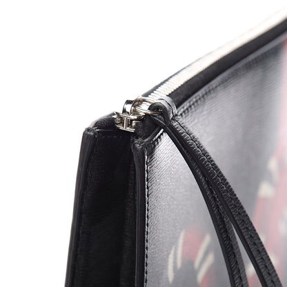 Gucci Calfskin Kingsnake Print Messenger Black 12 of 14