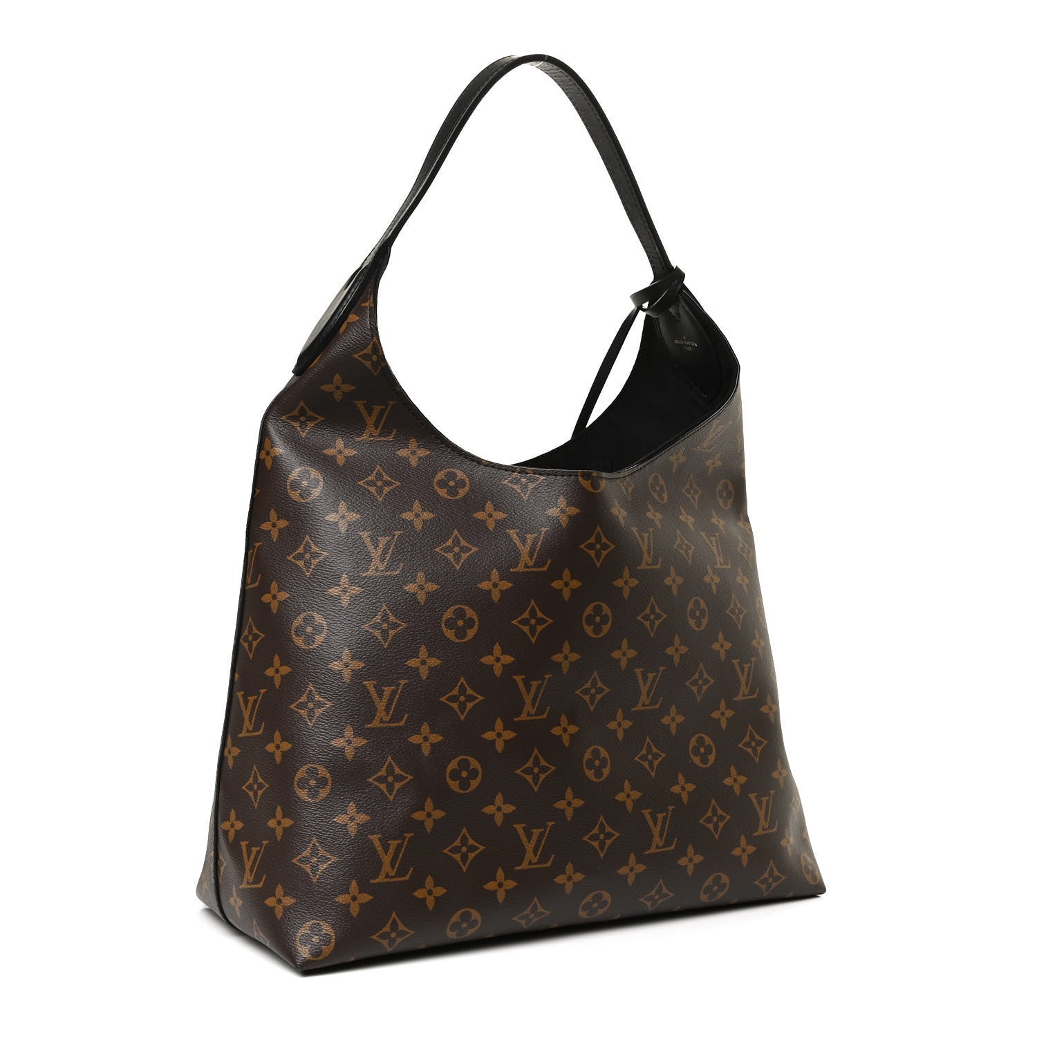 Louis Vuitton Monogram Flower Hobo Black 3 of 11