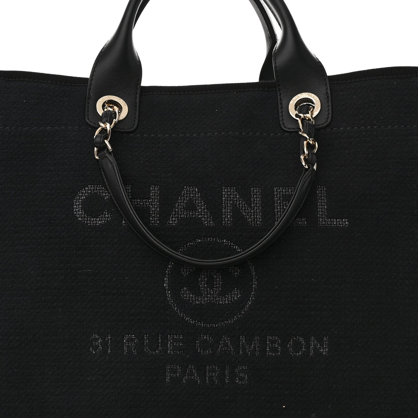 Mixed Fibers Medium Deauville Tote Black